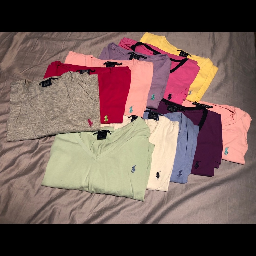Bulk Ralph Lauren Sport V-Neck T-Shirts!